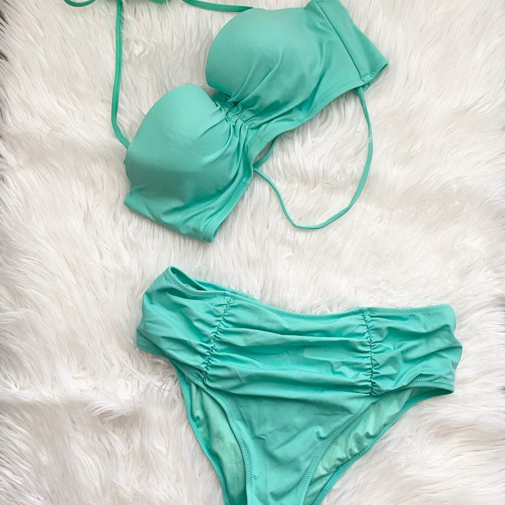 Victoria secret corset swim top & high rise cheeky